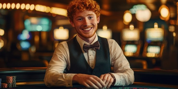 Antarmuka permainan Gaple Online di mabar 69 dengan kartu domino dan meja permainan